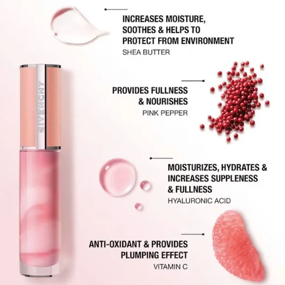 Givenchy ROSE PERFECTO LIP BALM DUO 6ml X 2 BRAND NEW/SEALED - Picture 4 of 9